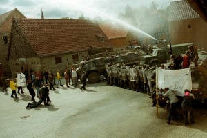 Bundeswehr-Soldaten bereiten sich auf einen Einsatz im Kosovo vor - Impressionen vom Truppenübungsplatz in Hammelburg.  Bild: A. Ellinger